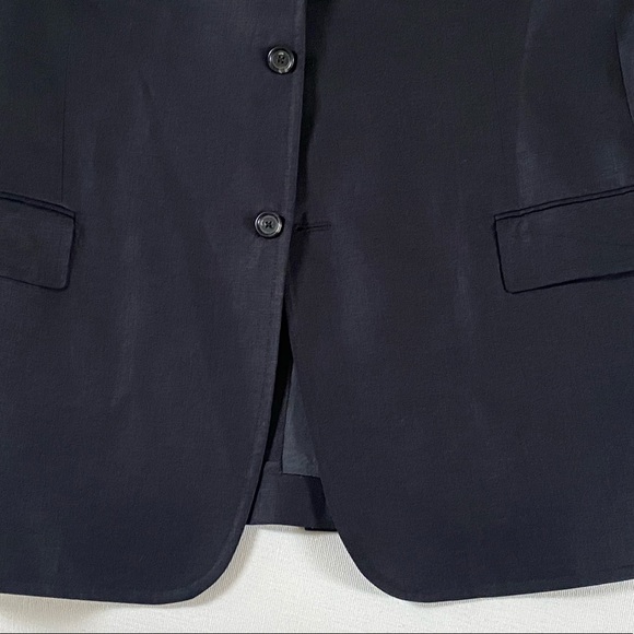 AUTHENTIC POLO RALPH LAUREN 3-BUTTON BLACK LINEN BLAZER SIZE XL NEW WITHOUT TAGS - Picture 9 of 17